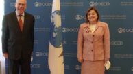 FATMA ŞAHİN OECD GENEL SEKRETERİ ANGEL GURRÍA İLE GÖRÜŞTÜ