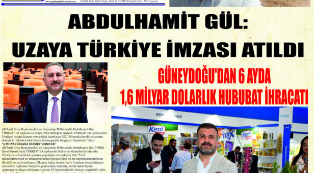 Gaziantep Haber Ajansı Bülteni Perşembe 11.07.2024 e gazete
